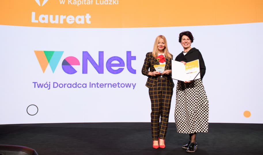 WeNet wyróżniony certyfikatami „Firma Przyjazna Klientowi” i „Inwestor w Kapitał Ludzki”