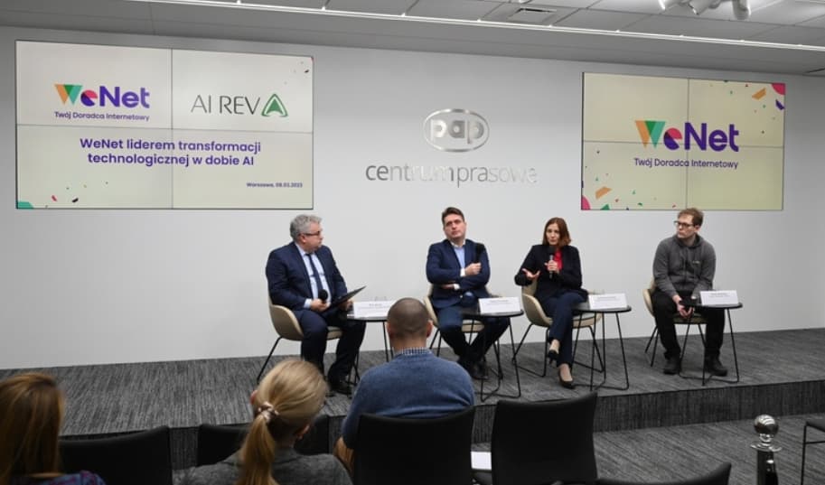 ,,WeNet liderem transformacji technologicznej w dobie AI’’. Konferencja prasowa