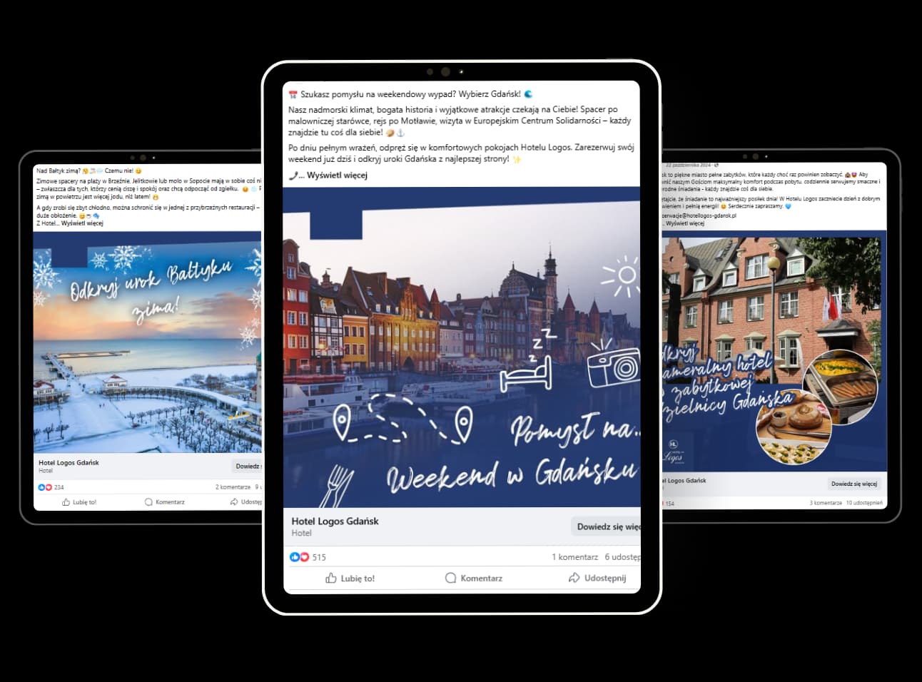 Hotel Logos Gdańsk - strona Facebook