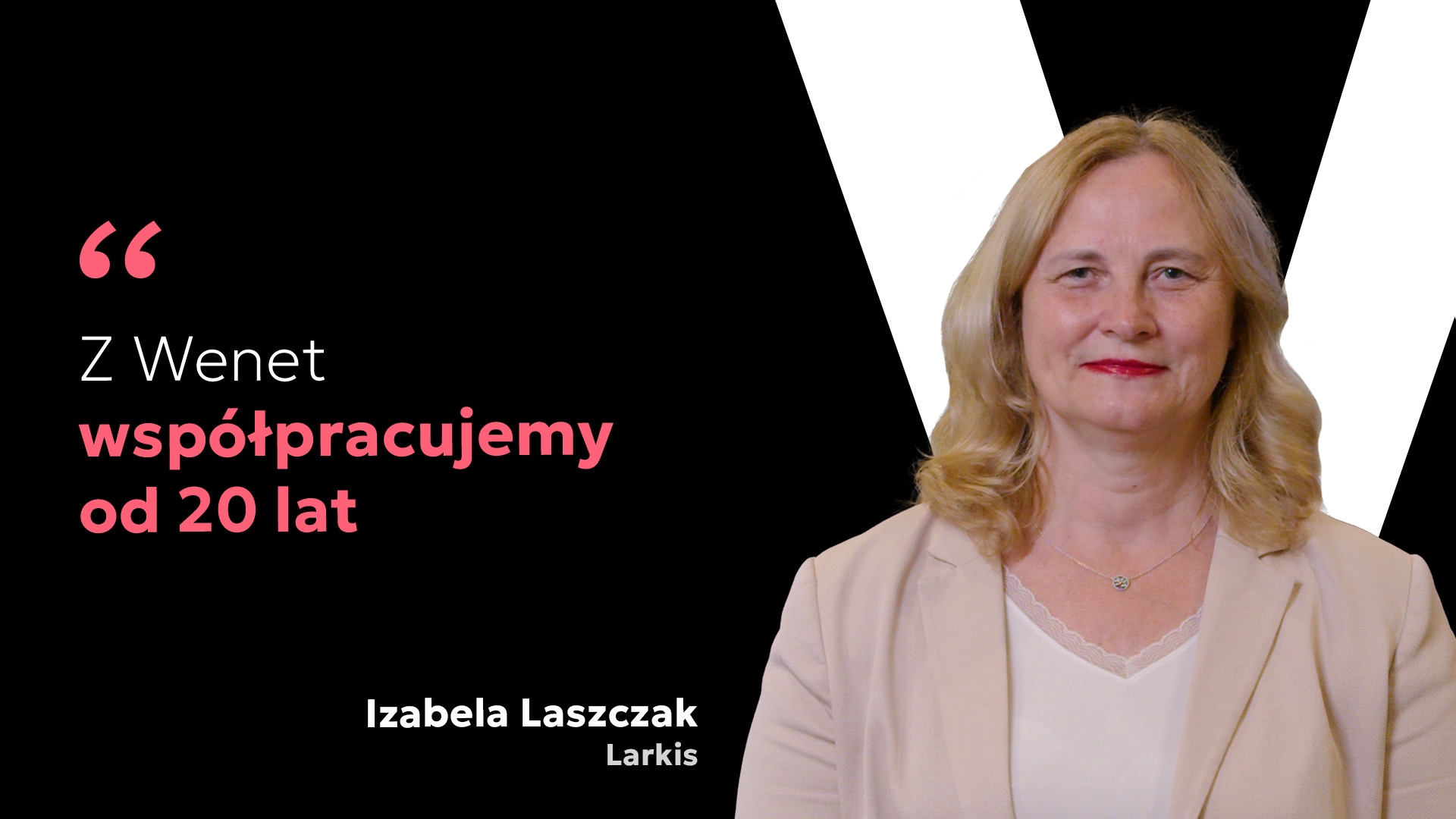 Okładka wideo do filmu z klientem - firma Larkis