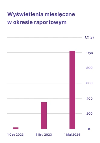 Wyświetlenia miesięczne