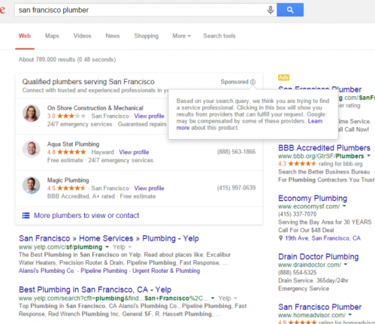 google home services ads