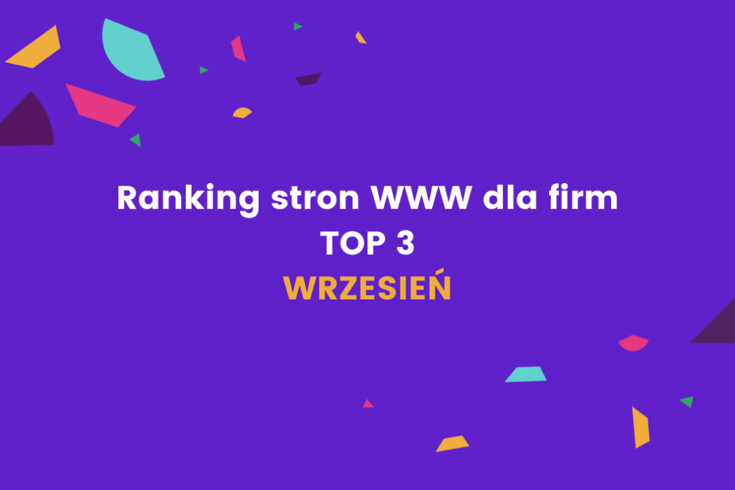 Ranking Stron Internetowych Wrzesie 2024 WeNet